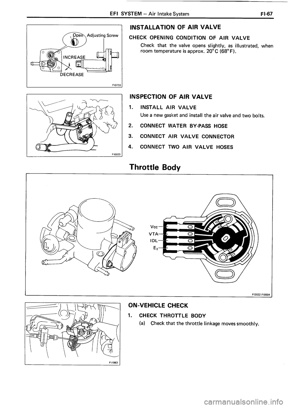 TOYOTA 4RUNNER 1986  Service Repair Manual 