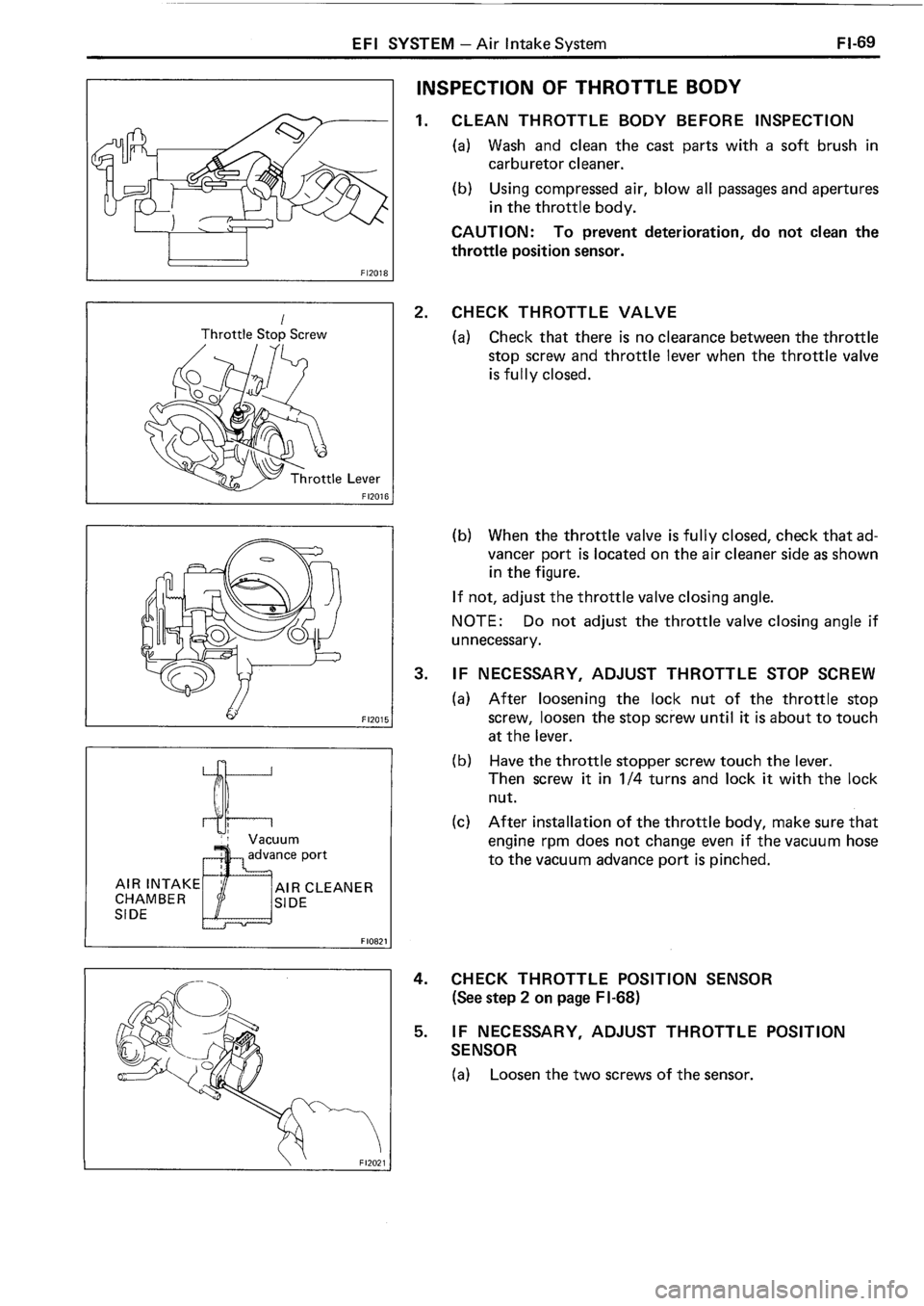 TOYOTA 4RUNNER 1986  Service Repair Manual 