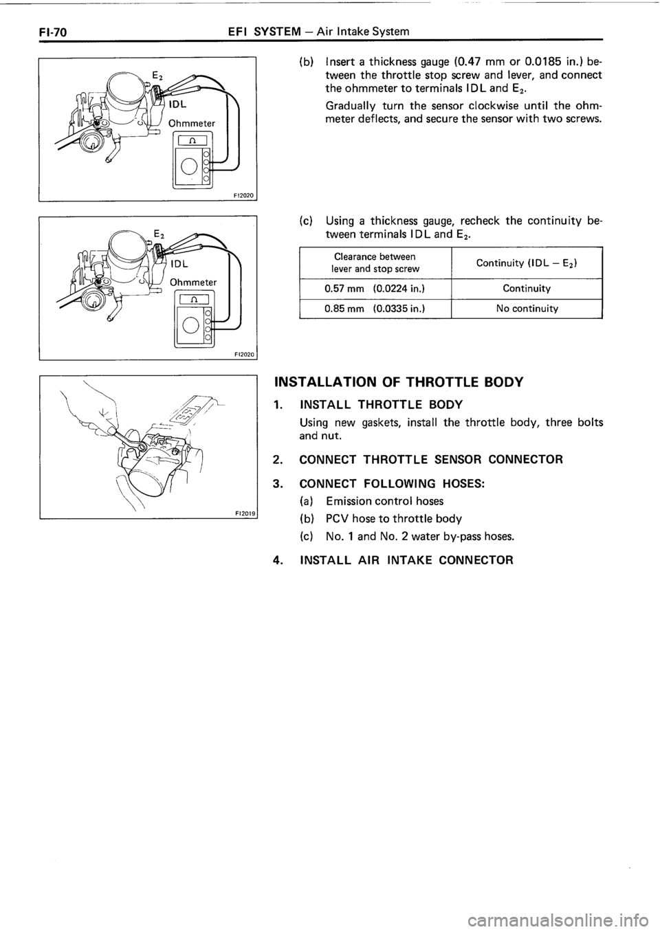 TOYOTA 4RUNNER 1986  Service Repair Manual 