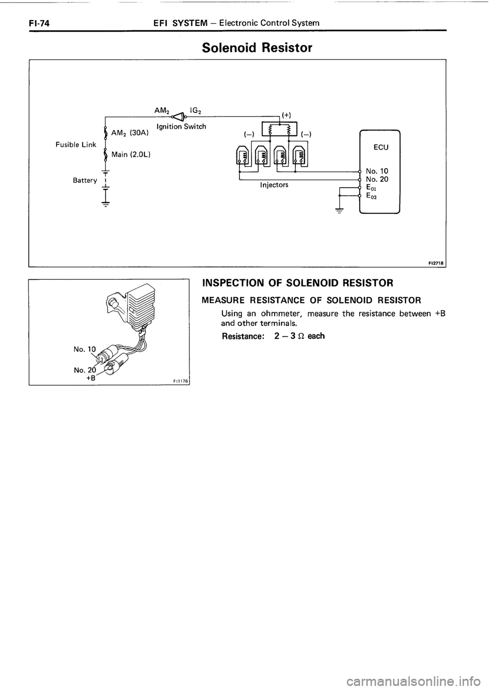 TOYOTA 4RUNNER 1986  Service Repair Manual 