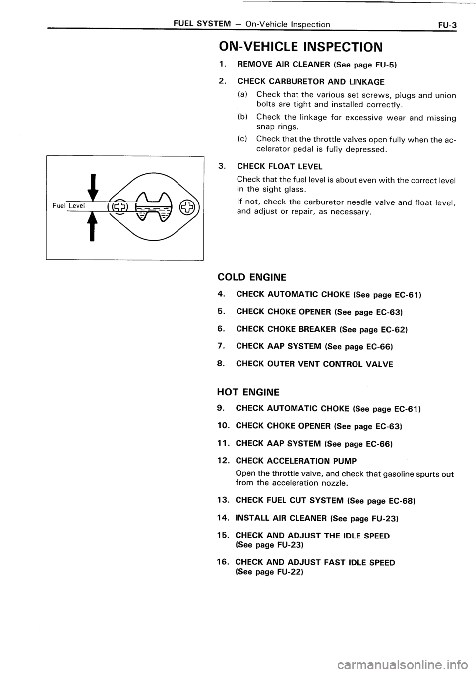 TOYOTA 4RUNNER 1986  Service Repair Manual 