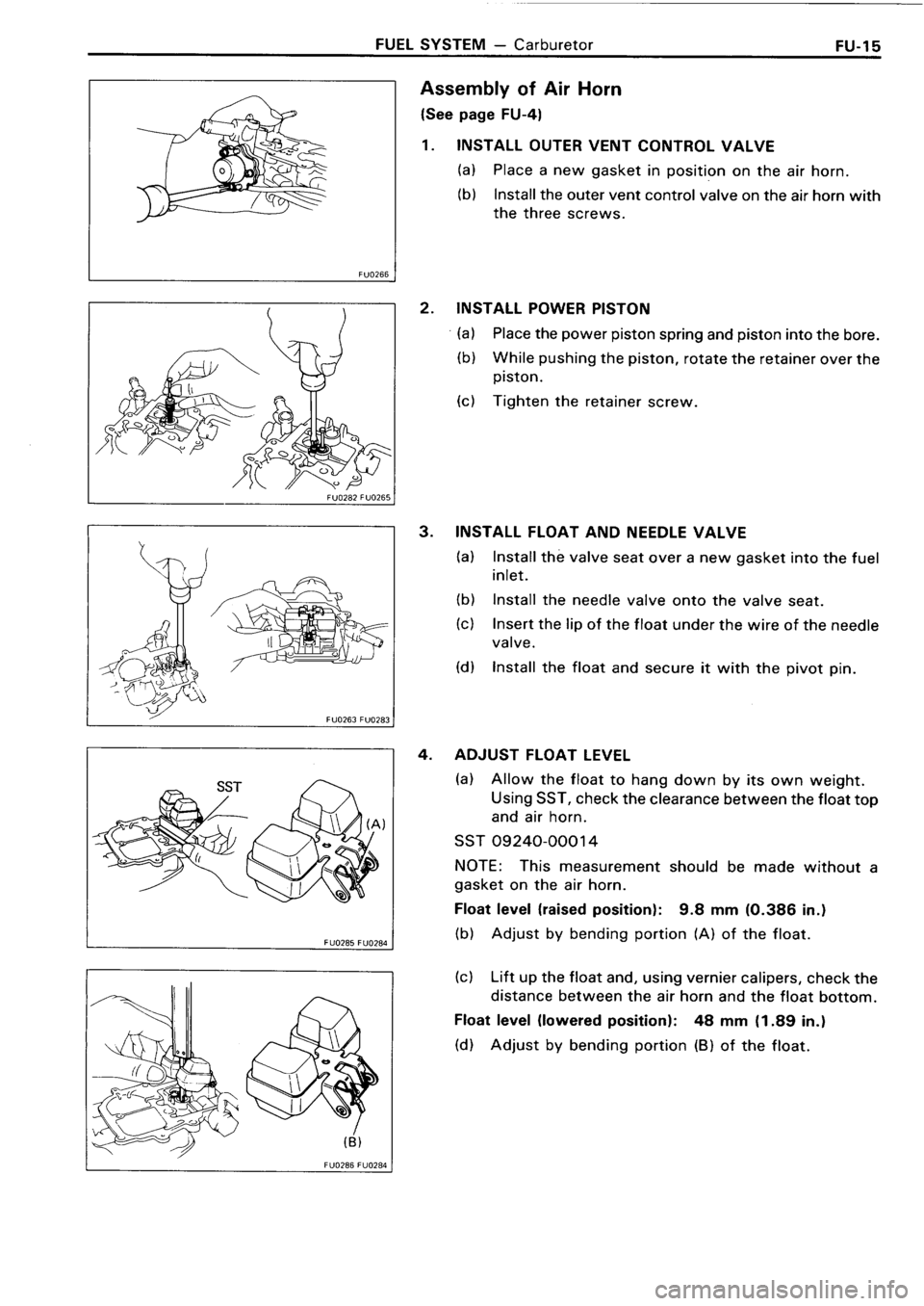 TOYOTA 4RUNNER 1986  Service Repair Manual 