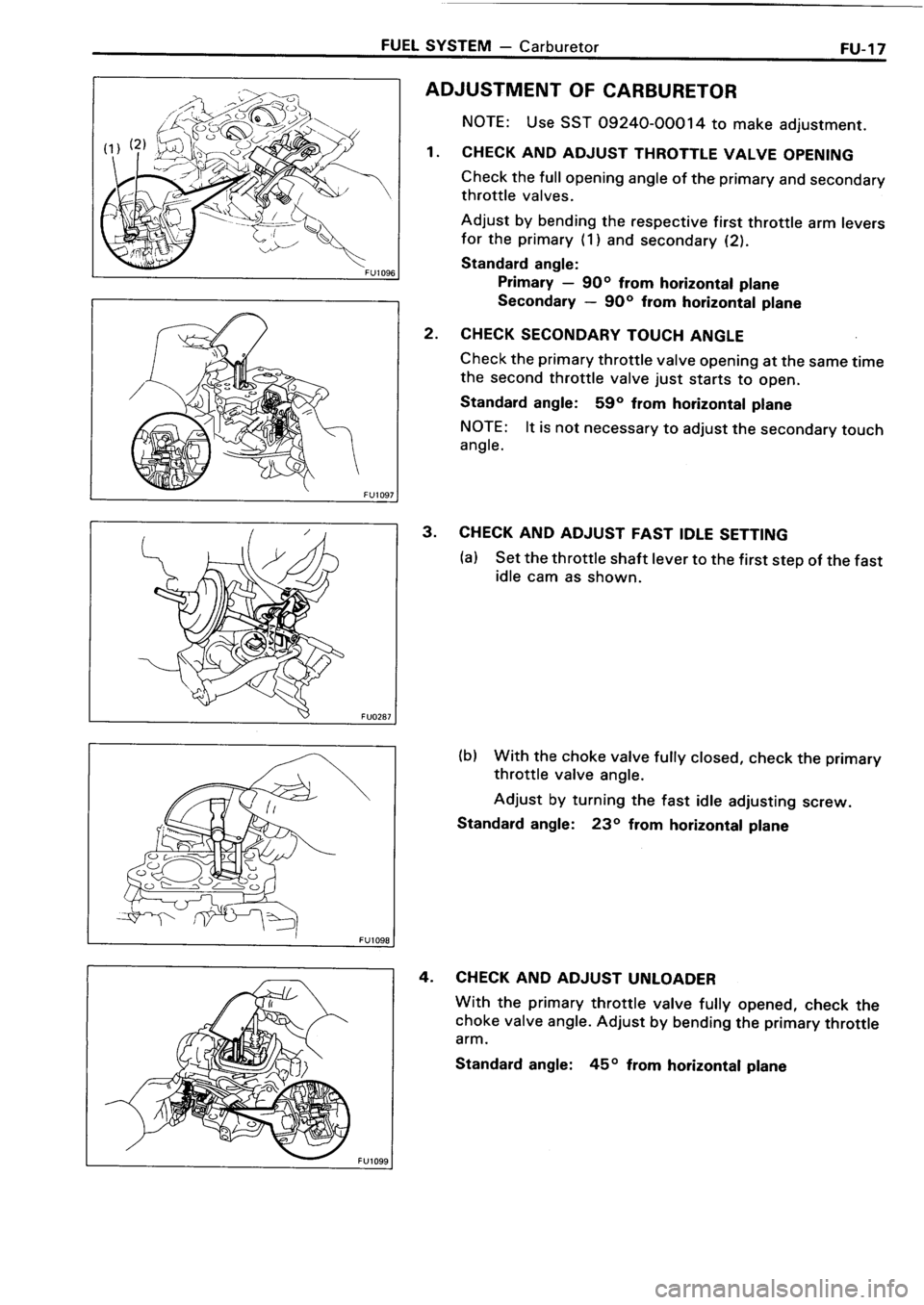TOYOTA 4RUNNER 1986  Service Repair Manual 