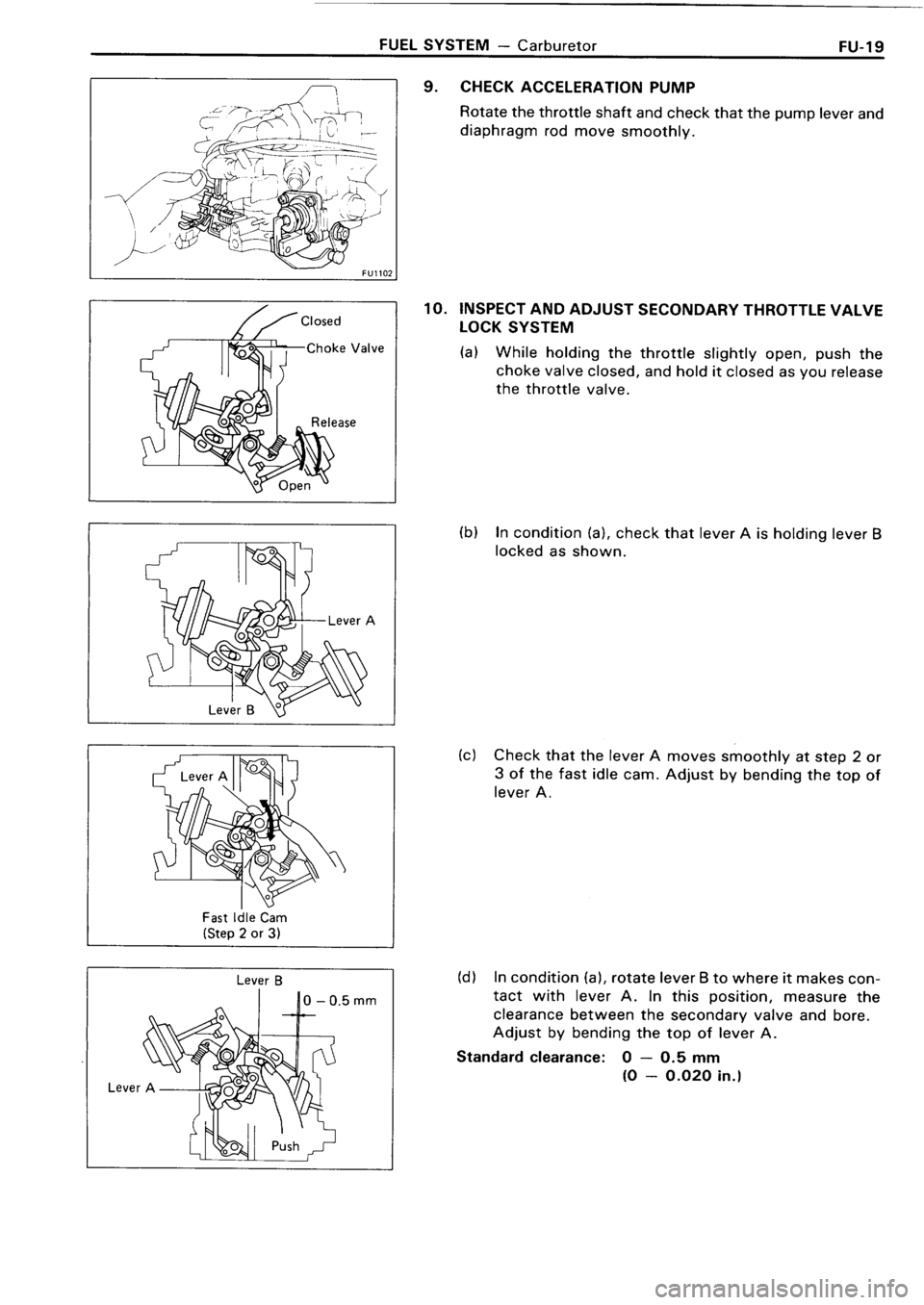 TOYOTA 4RUNNER 1986  Service Repair Manual 