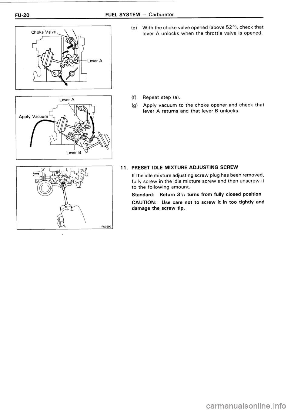 TOYOTA 4RUNNER 1986  Service Repair Manual 