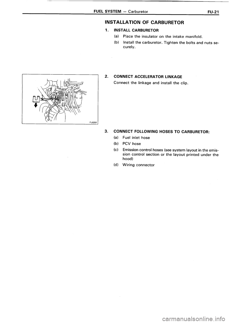 TOYOTA 4RUNNER 1986  Service Repair Manual 