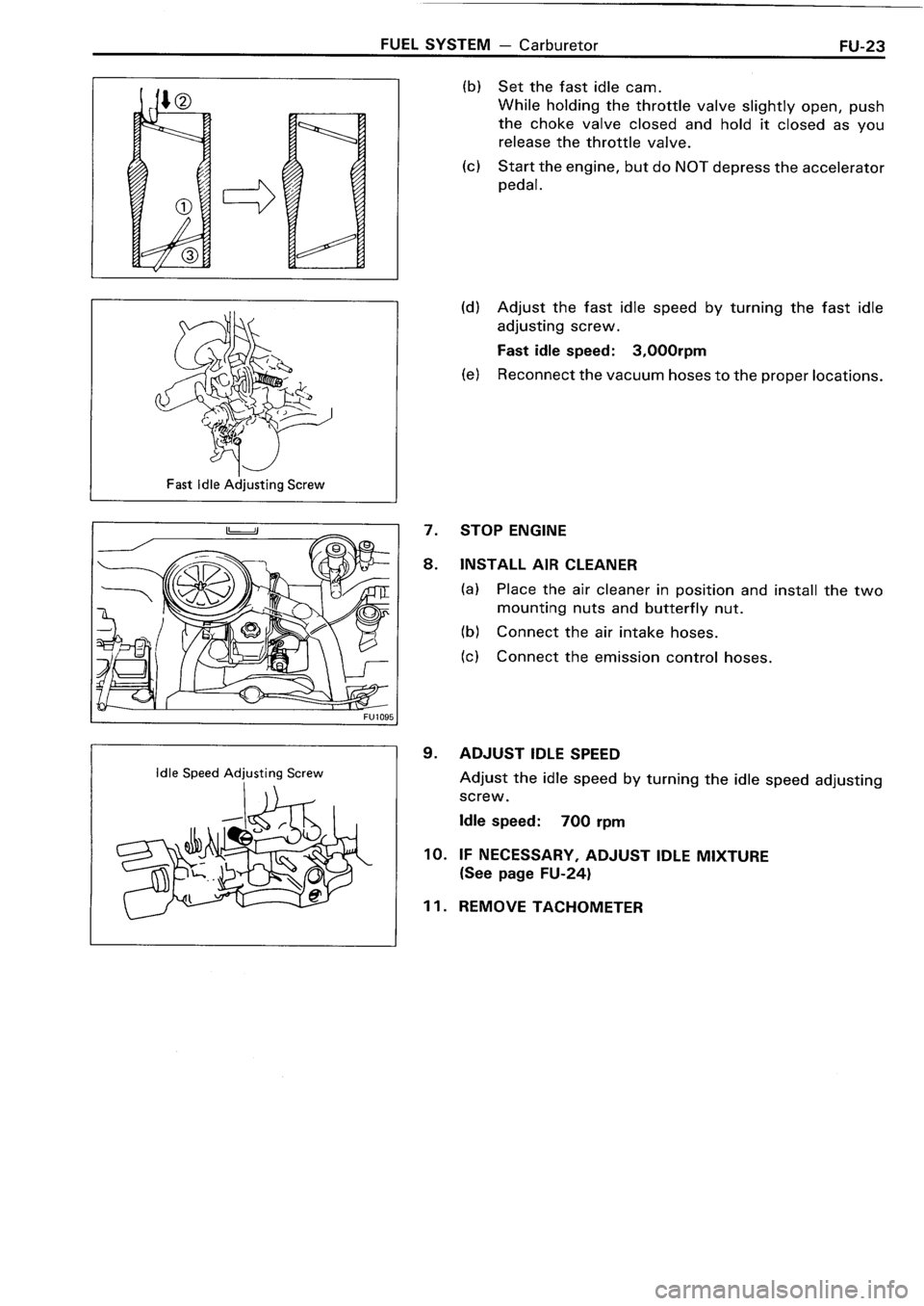 TOYOTA 4RUNNER 1986  Service Repair Manual 