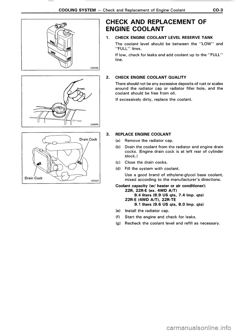 TOYOTA 4RUNNER 1986  Service Repair Manual 