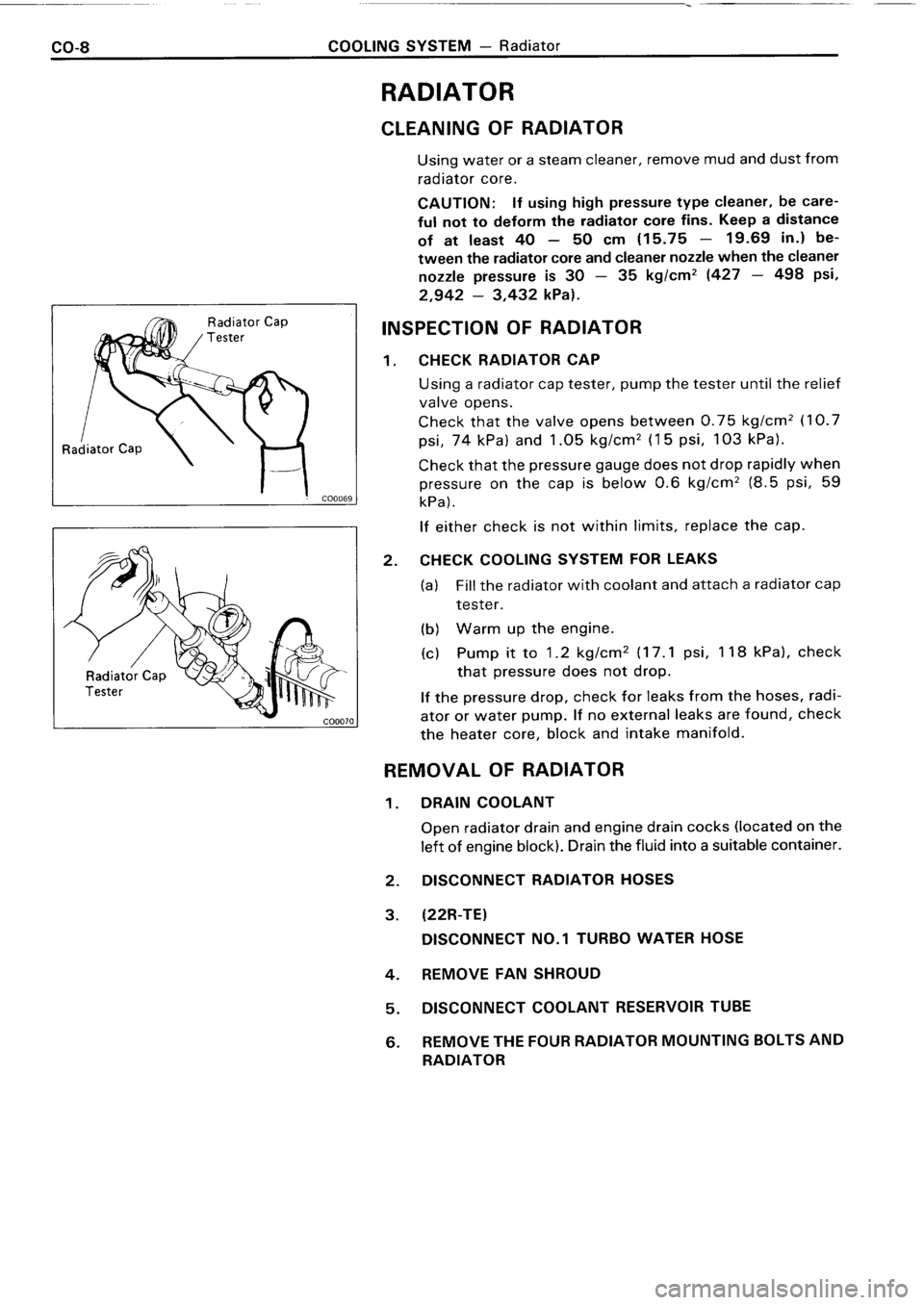 TOYOTA 4RUNNER 1986  Service Repair Manual 