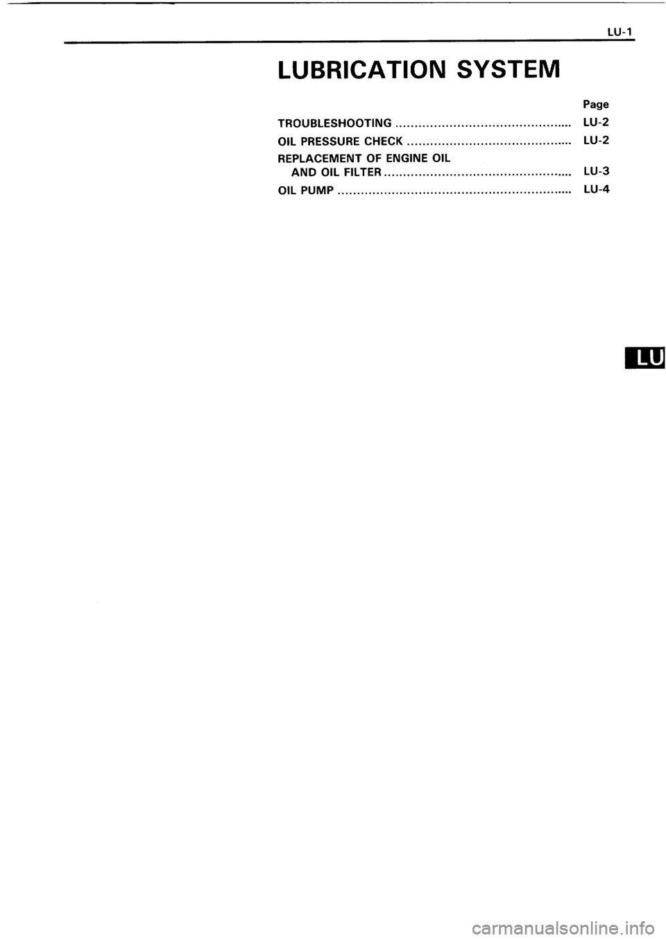 TOYOTA 4RUNNER 1986  Service Repair Manual 