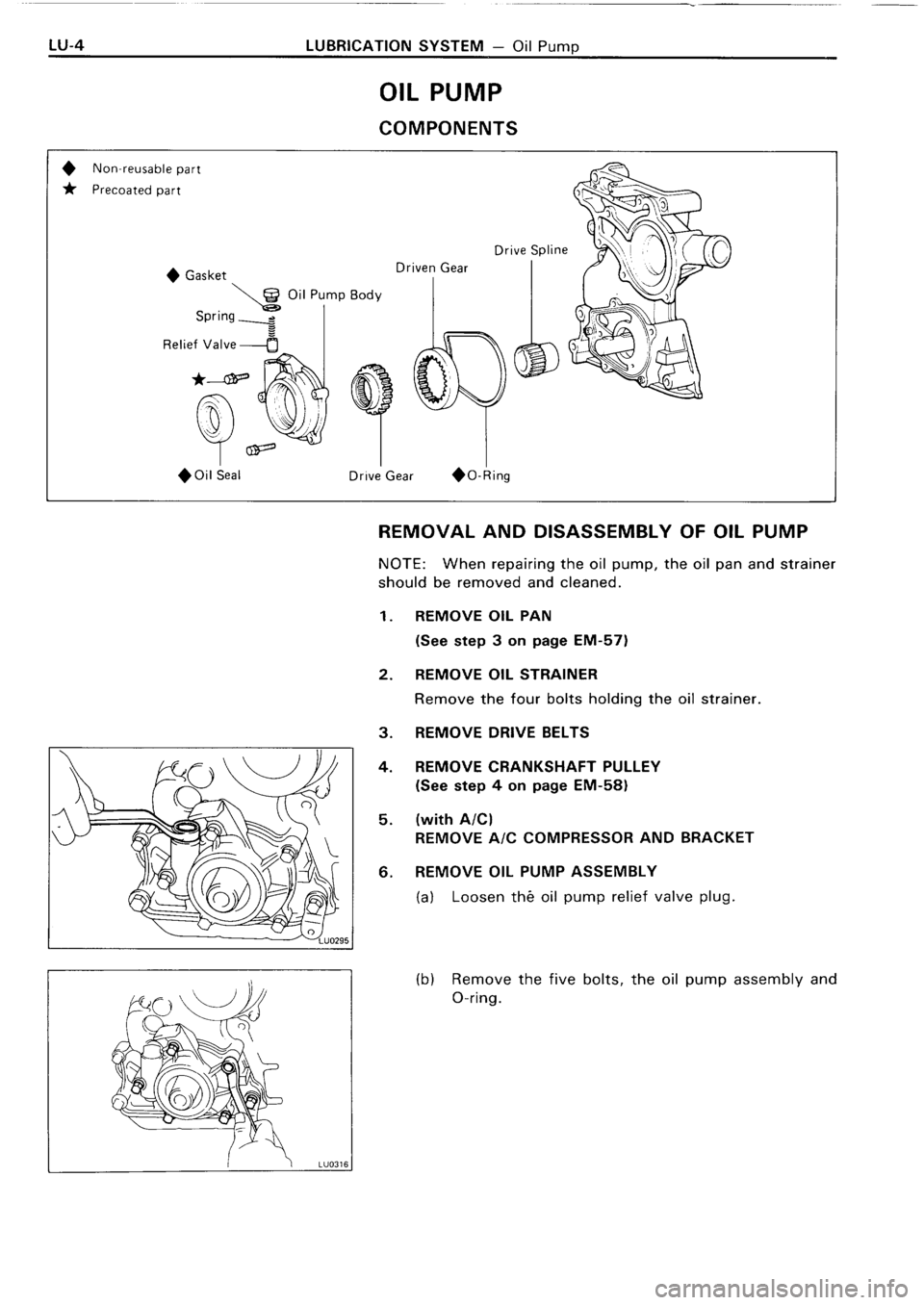 TOYOTA 4RUNNER 1986  Service Repair Manual 