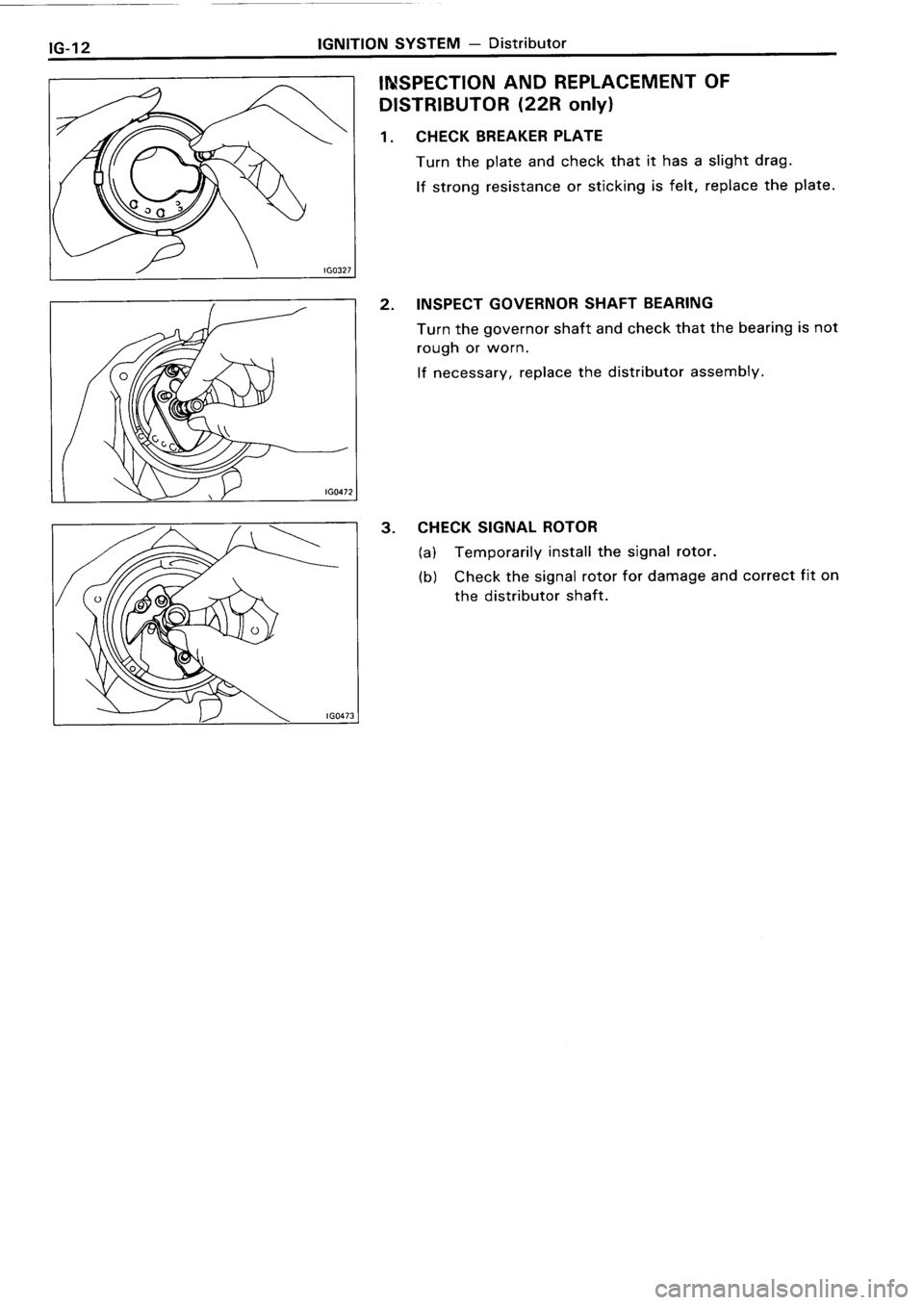 TOYOTA 4RUNNER 1986  Service Repair Manual 