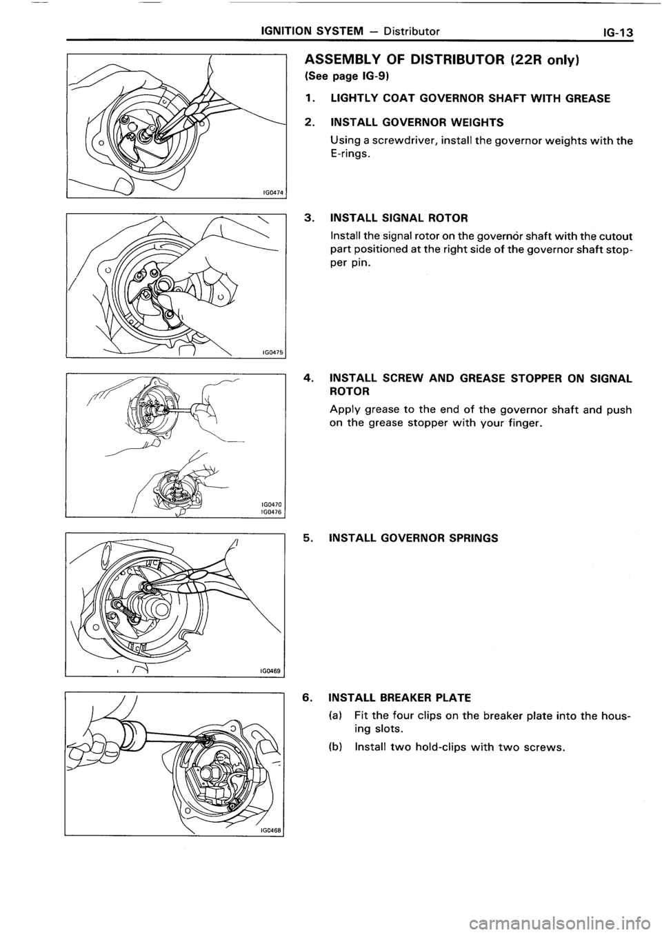 TOYOTA 4RUNNER 1986  Service Repair Manual 