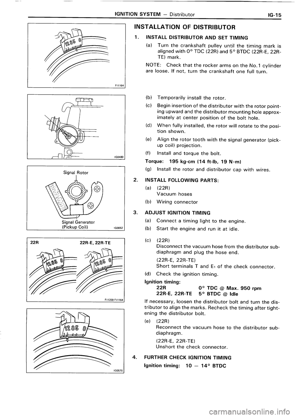 TOYOTA 4RUNNER 1986  Service Repair Manual 