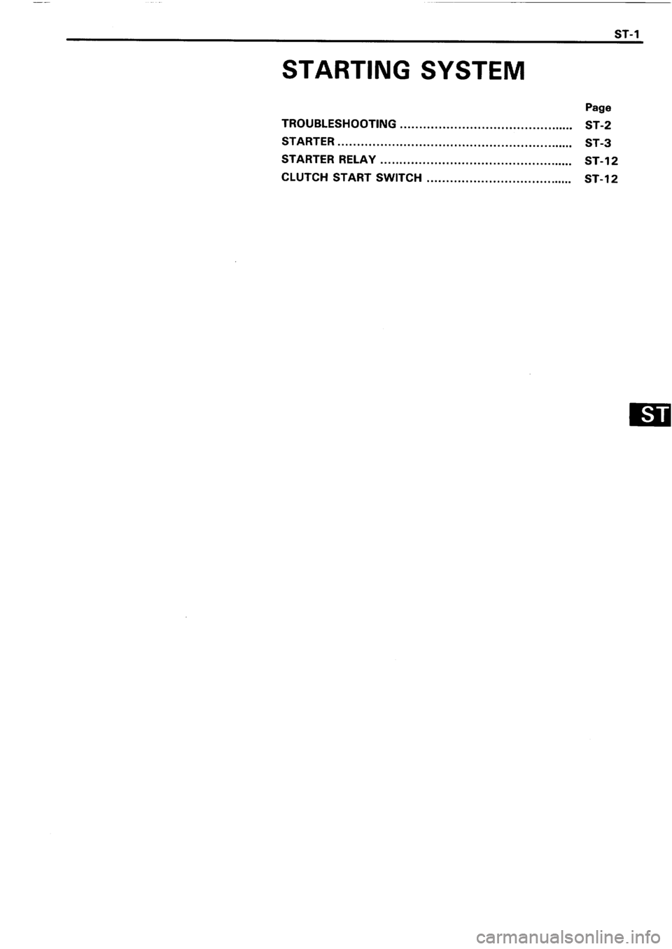 TOYOTA 4RUNNER 1986  Service Repair Manual 