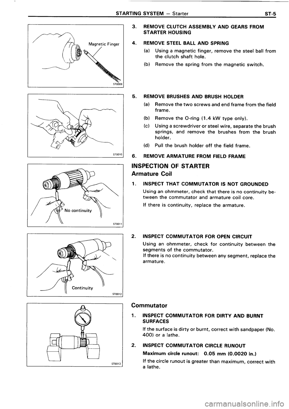 TOYOTA 4RUNNER 1986  Service Repair Manual 