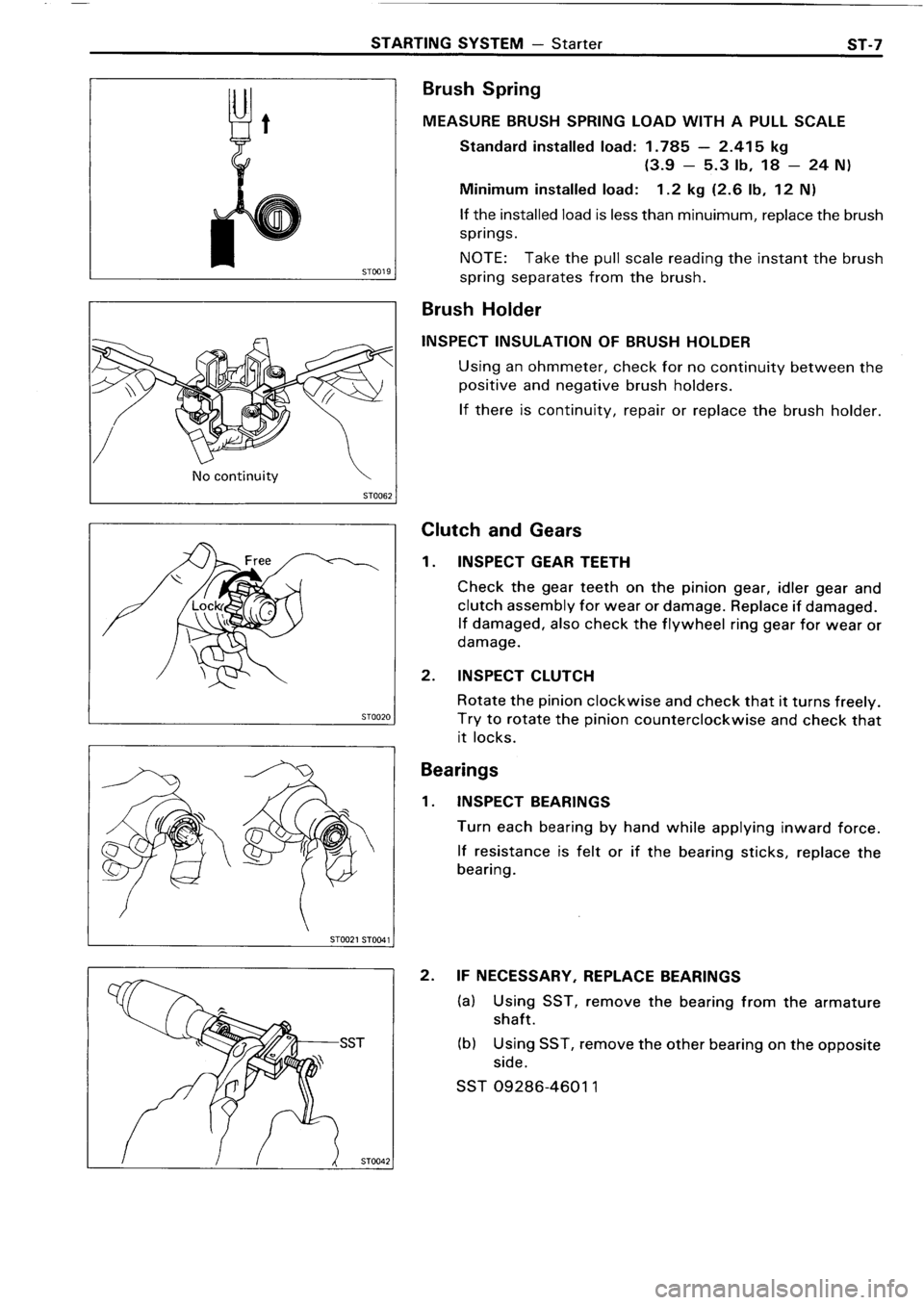 TOYOTA 4RUNNER 1986  Service Repair Manual 