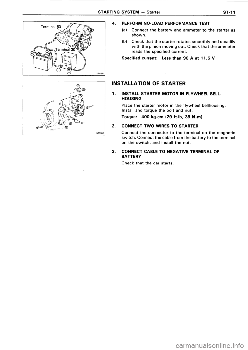TOYOTA 4RUNNER 1986  Service Repair Manual 