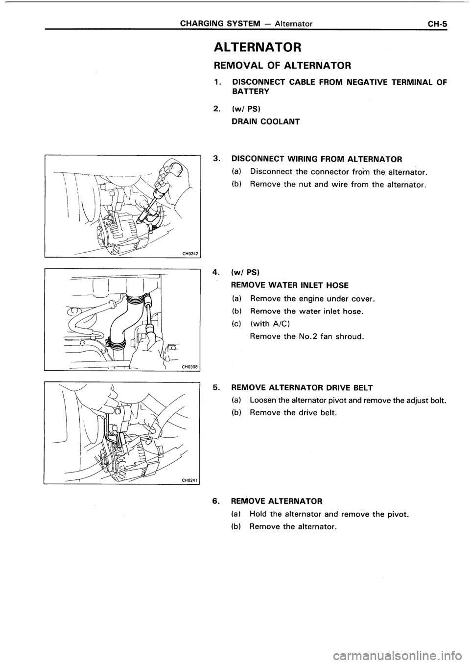 TOYOTA 4RUNNER 1986  Service Repair Manual 
