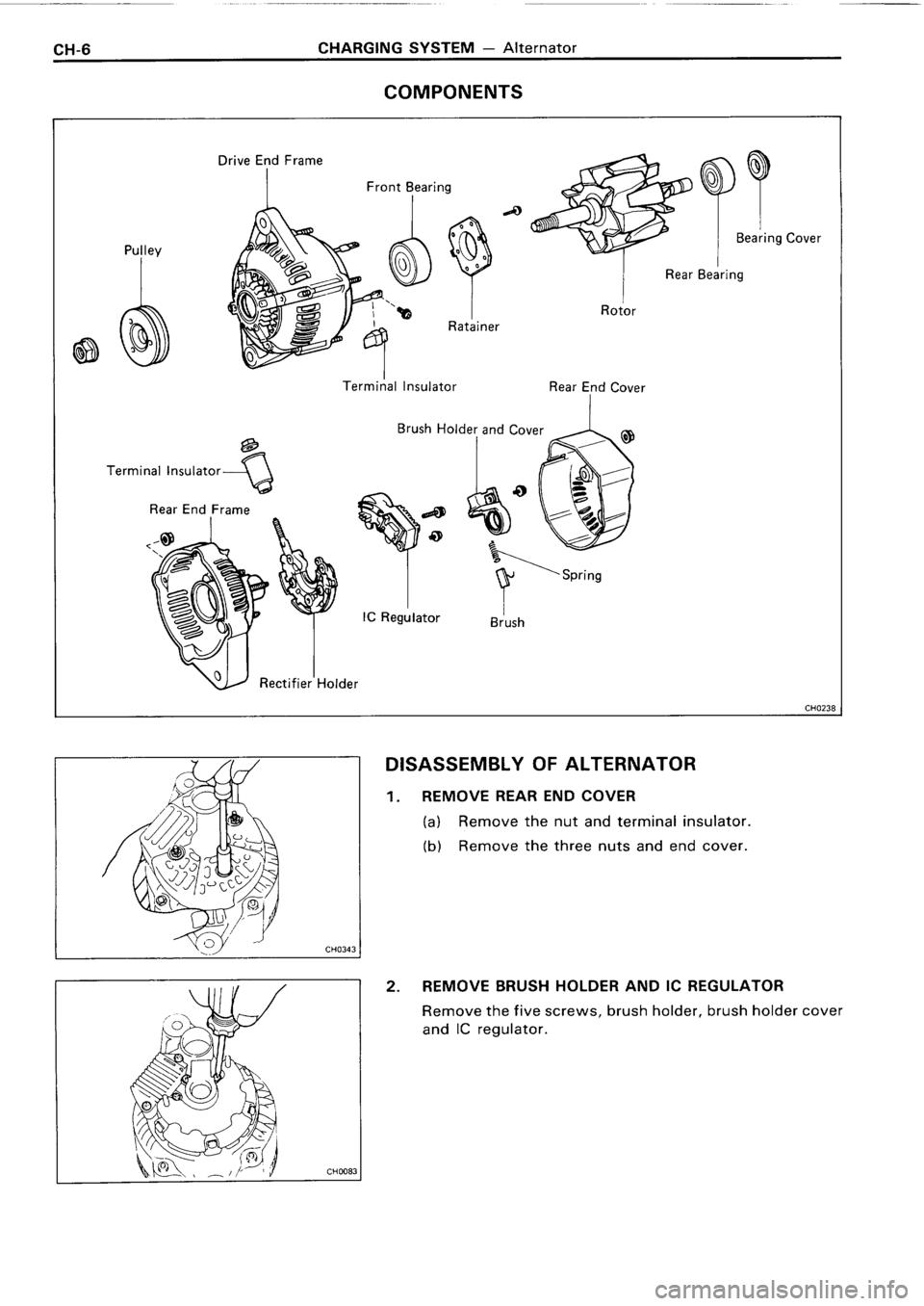 TOYOTA 4RUNNER 1986  Service Repair Manual 
