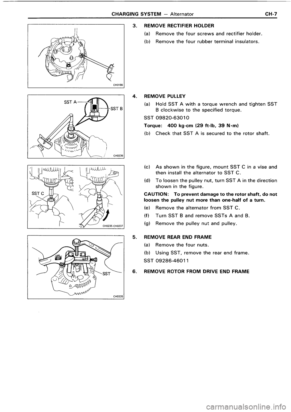 TOYOTA 4RUNNER 1986  Service Repair Manual 