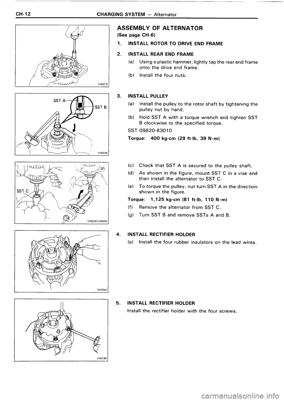 TOYOTA 4RUNNER 1986  Service Repair Manual 