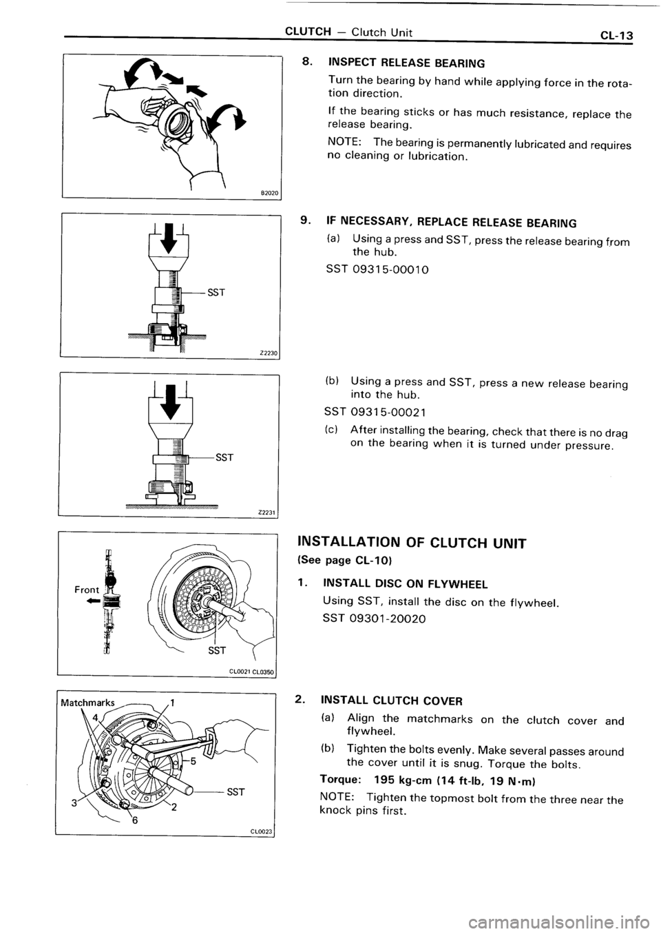 TOYOTA 4RUNNER 1986  Service Repair Manual 