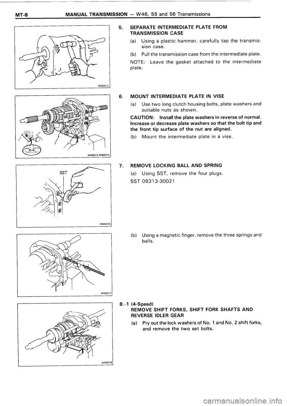 TOYOTA 4RUNNER 1986  Service Repair Manual 