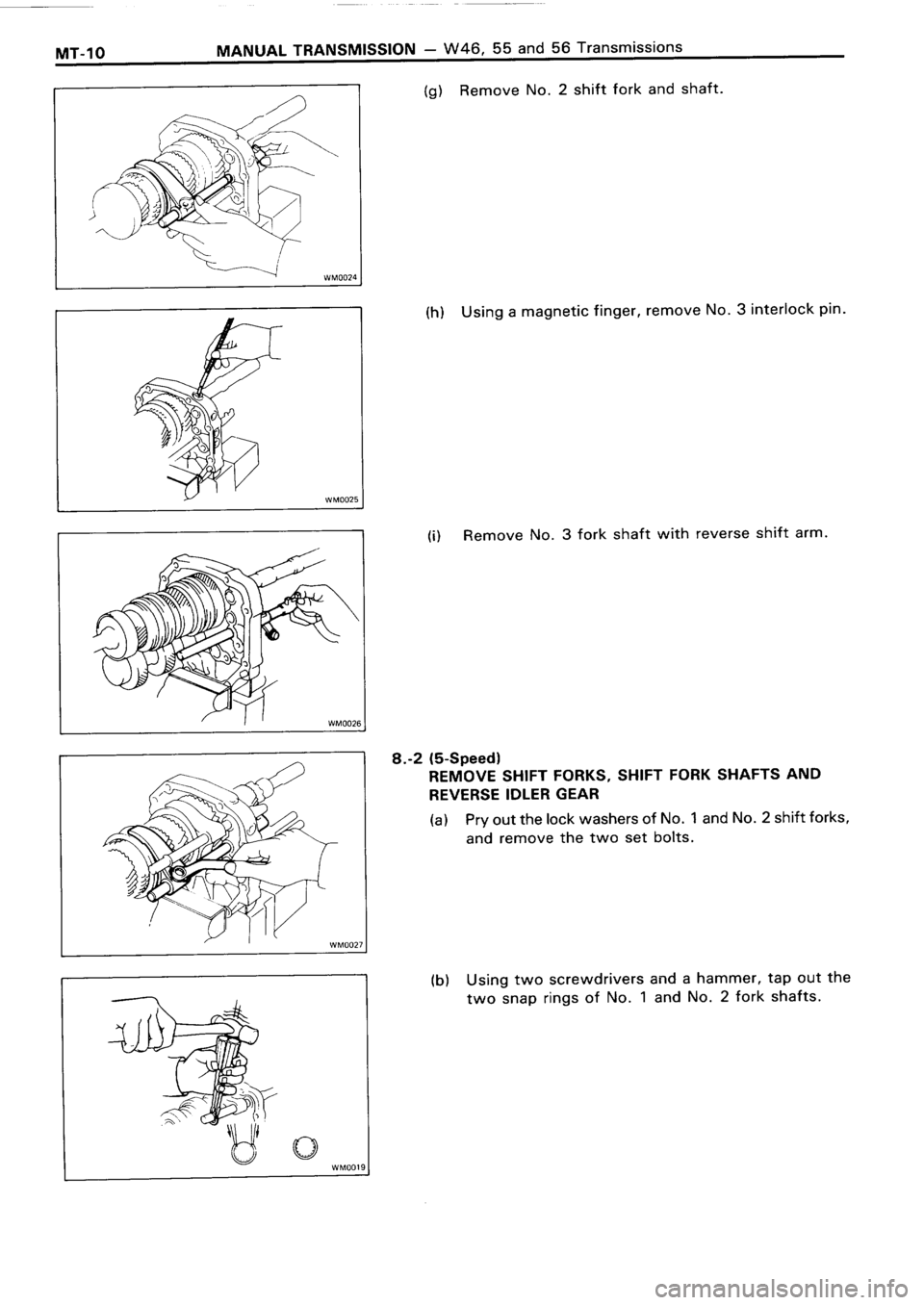 TOYOTA 4RUNNER 1986  Service Repair Manual 