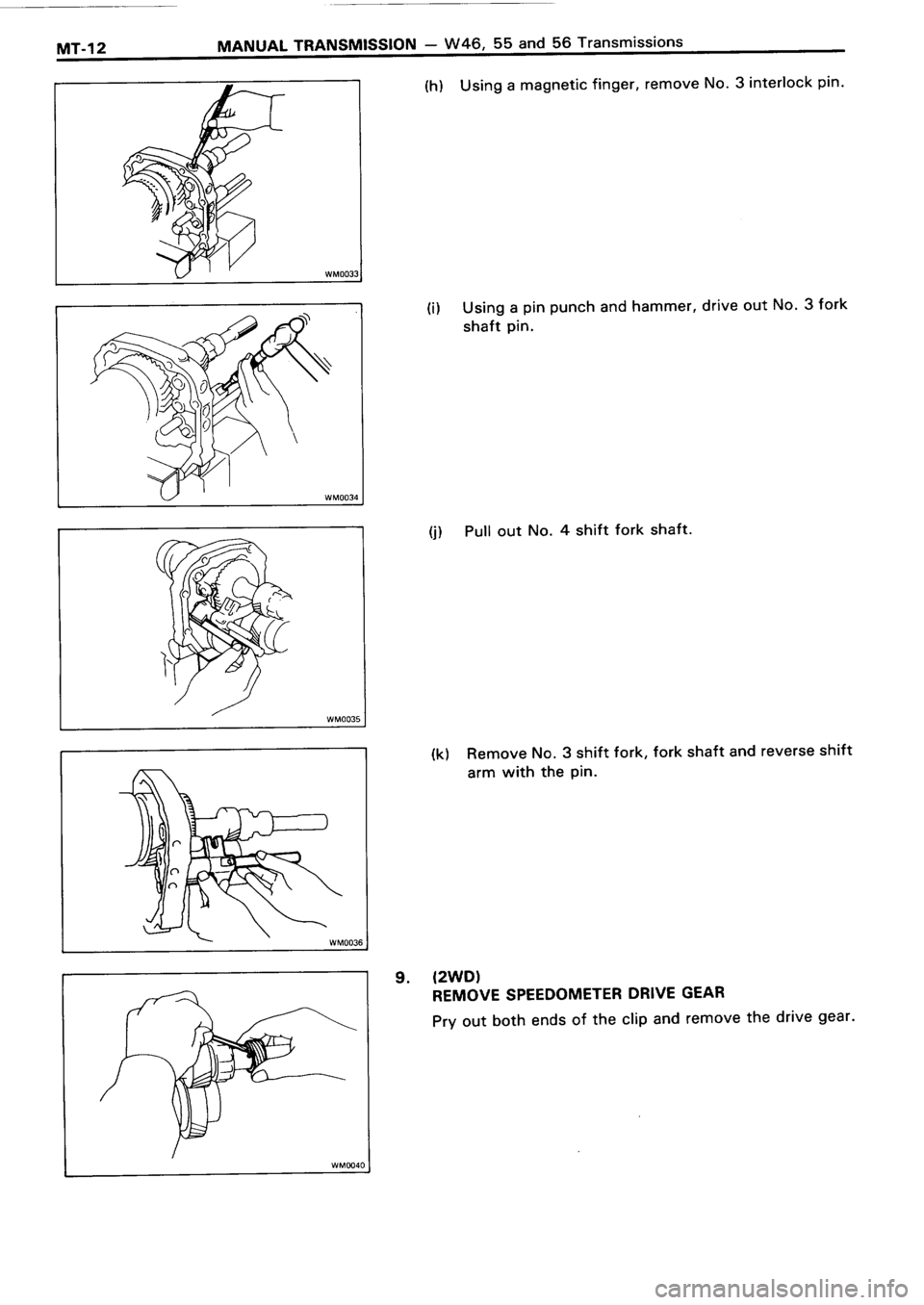 TOYOTA 4RUNNER 1986  Service Repair Manual 