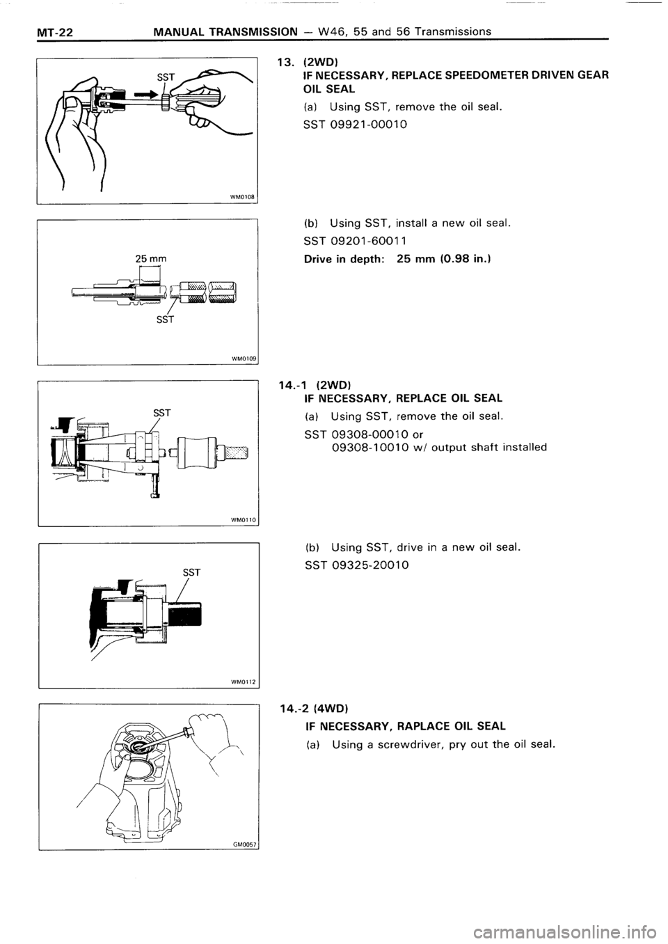 TOYOTA 4RUNNER 1986  Service Repair Manual 