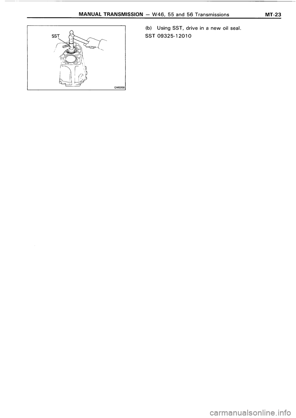 TOYOTA 4RUNNER 1986  Service Repair Manual 