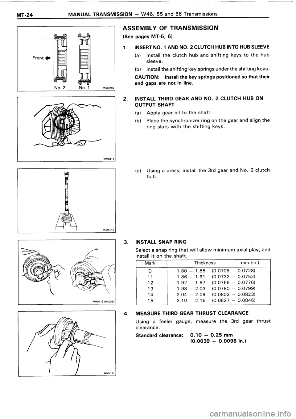 TOYOTA 4RUNNER 1986  Service Repair Manual 