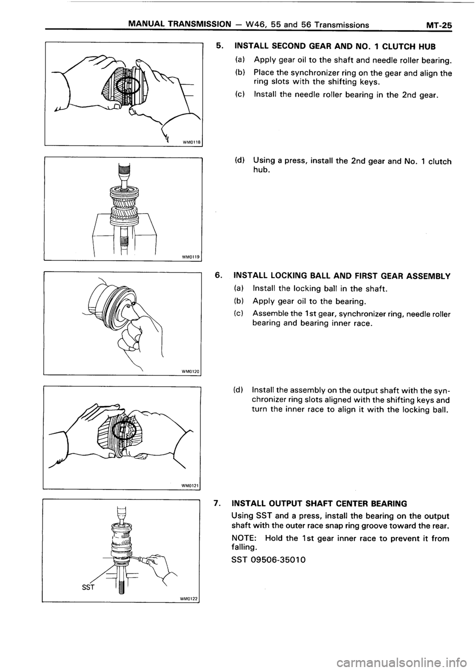 TOYOTA 4RUNNER 1986  Service Repair Manual 