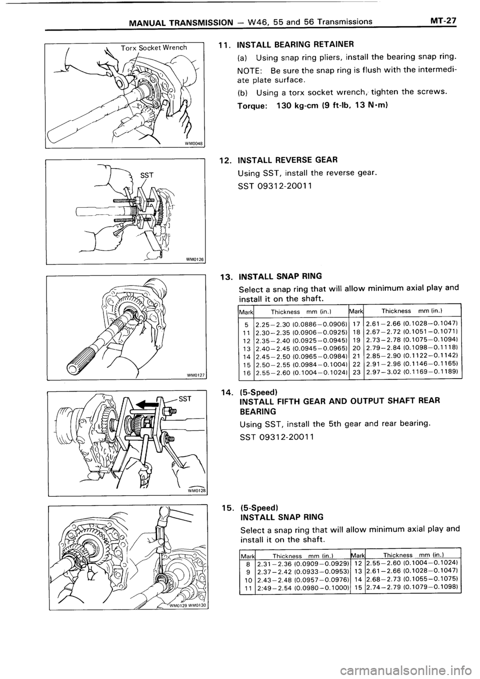 TOYOTA 4RUNNER 1986  Service Repair Manual 