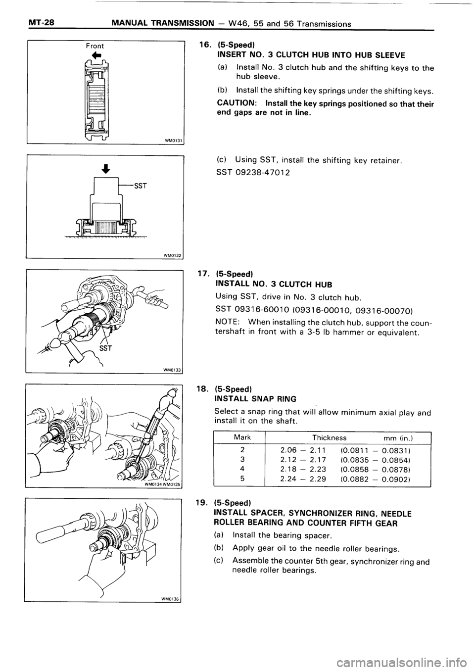 TOYOTA 4RUNNER 1986  Service Repair Manual 