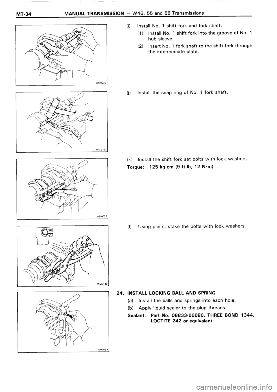 TOYOTA 4RUNNER 1986  Service Repair Manual 