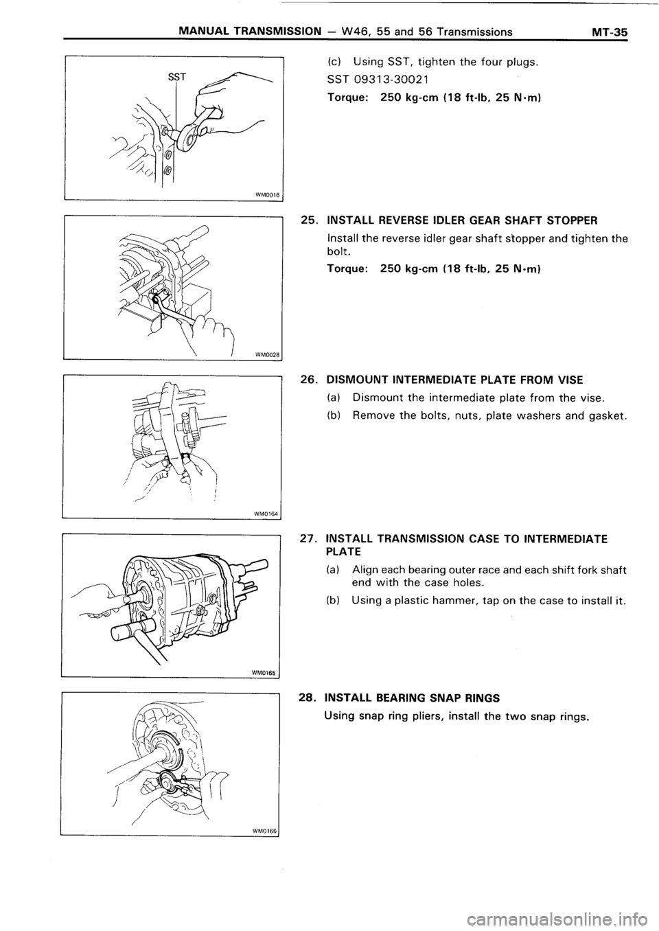 TOYOTA 4RUNNER 1986  Service Repair Manual 