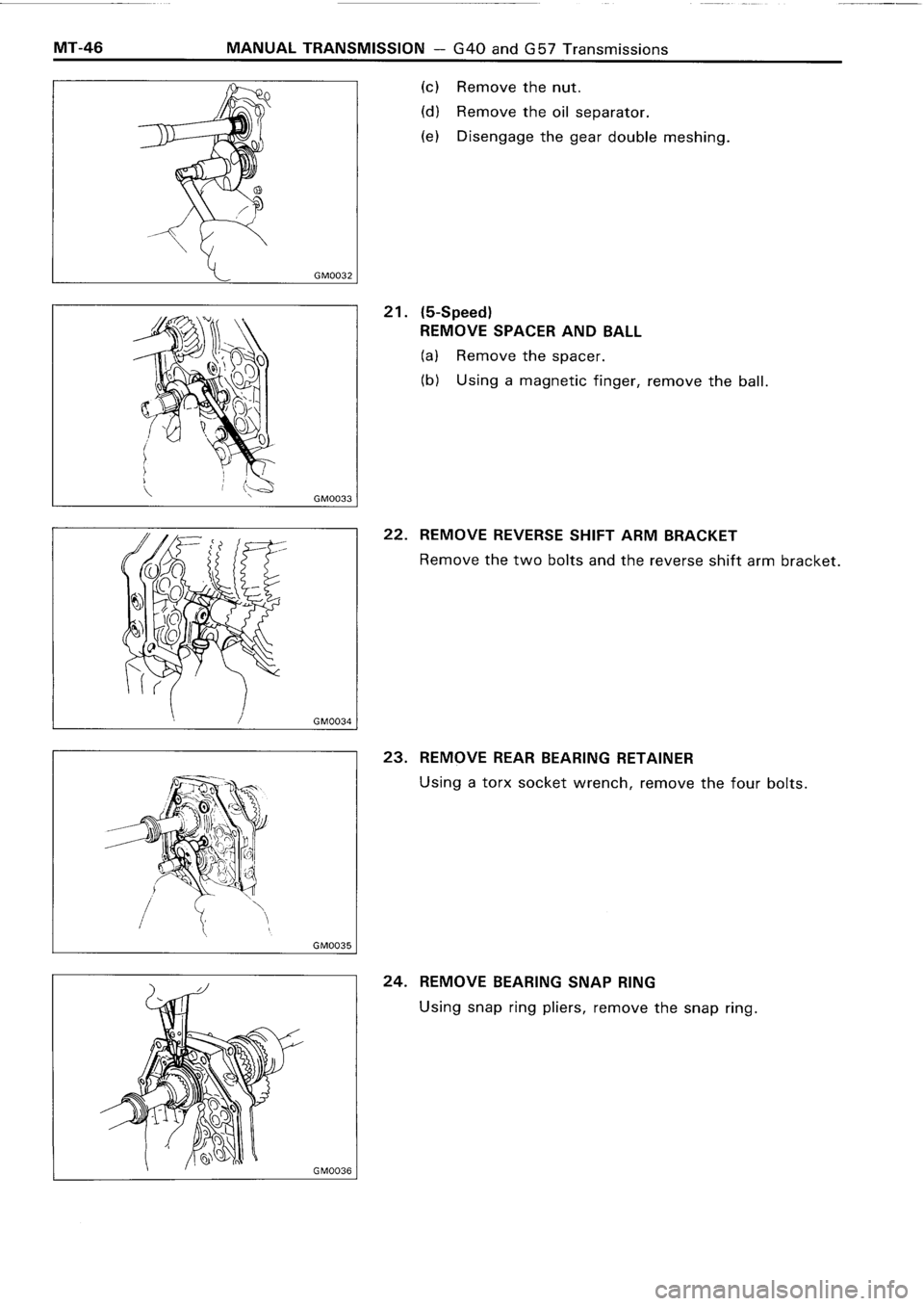 TOYOTA 4RUNNER 1986  Service Repair Manual 