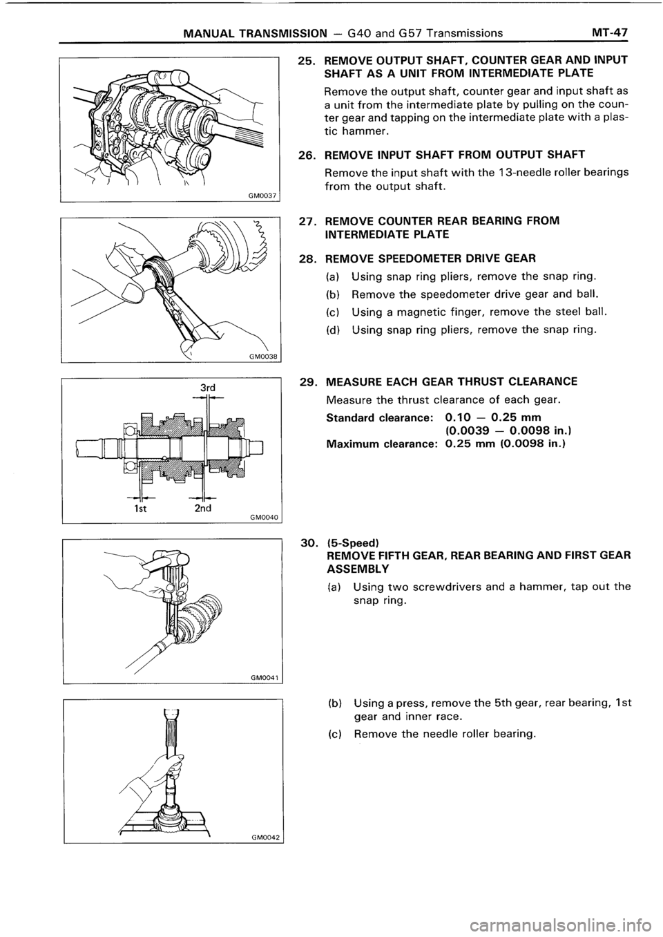 TOYOTA 4RUNNER 1986  Service Repair Manual 