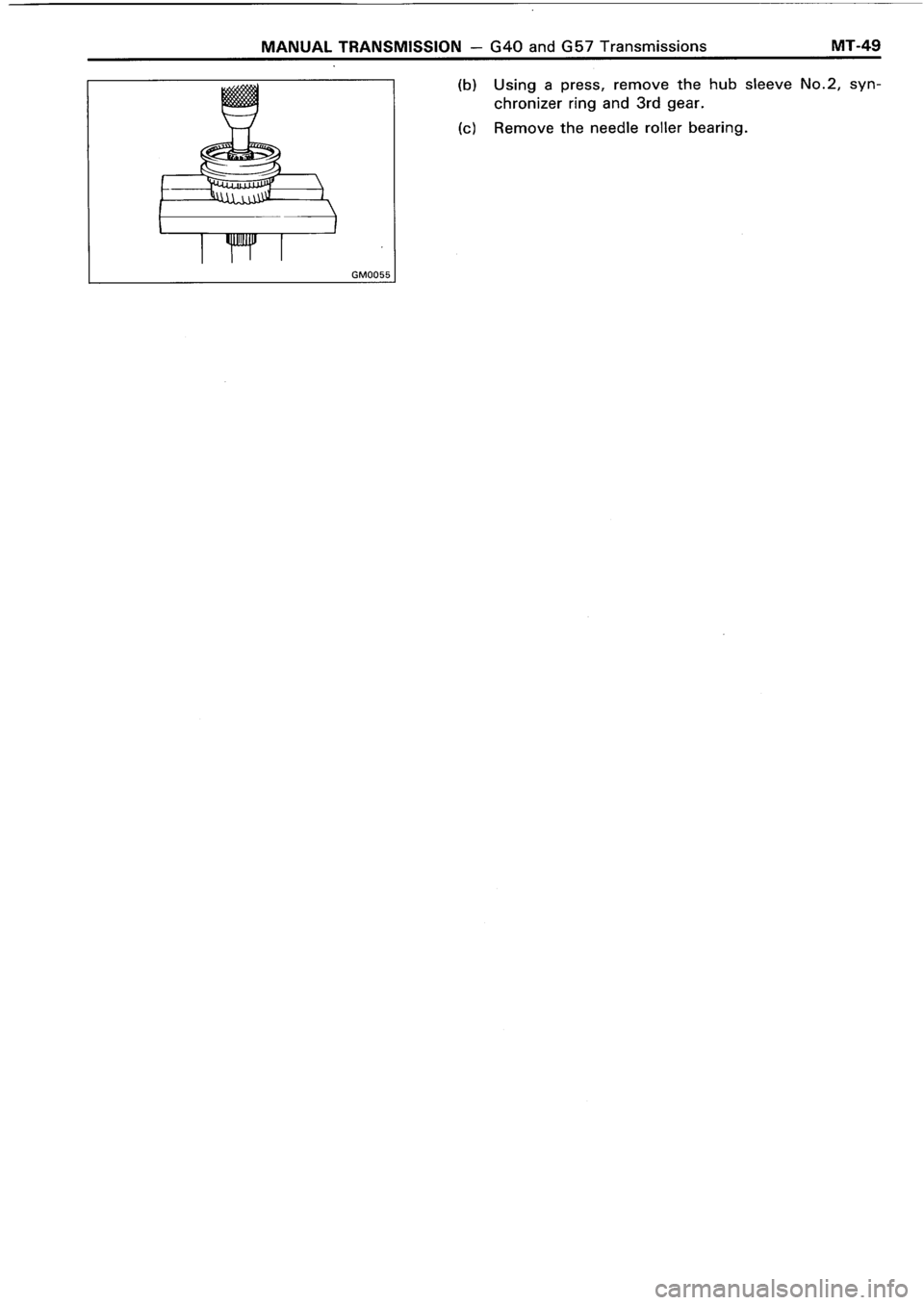 TOYOTA 4RUNNER 1986  Service Repair Manual 