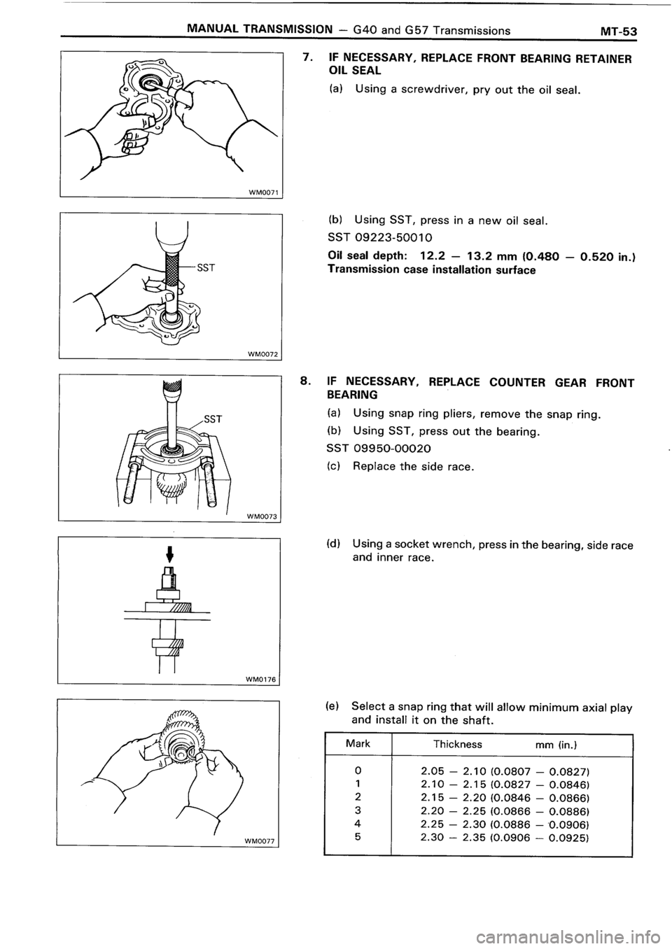 TOYOTA 4RUNNER 1986  Service Repair Manual 