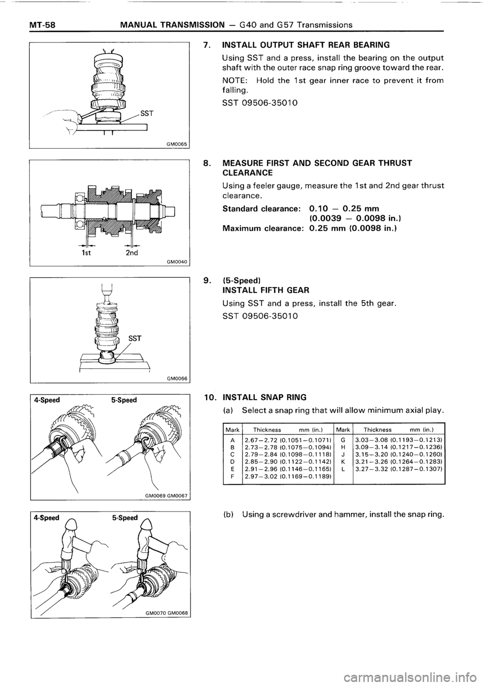 TOYOTA 4RUNNER 1986  Service Repair Manual 