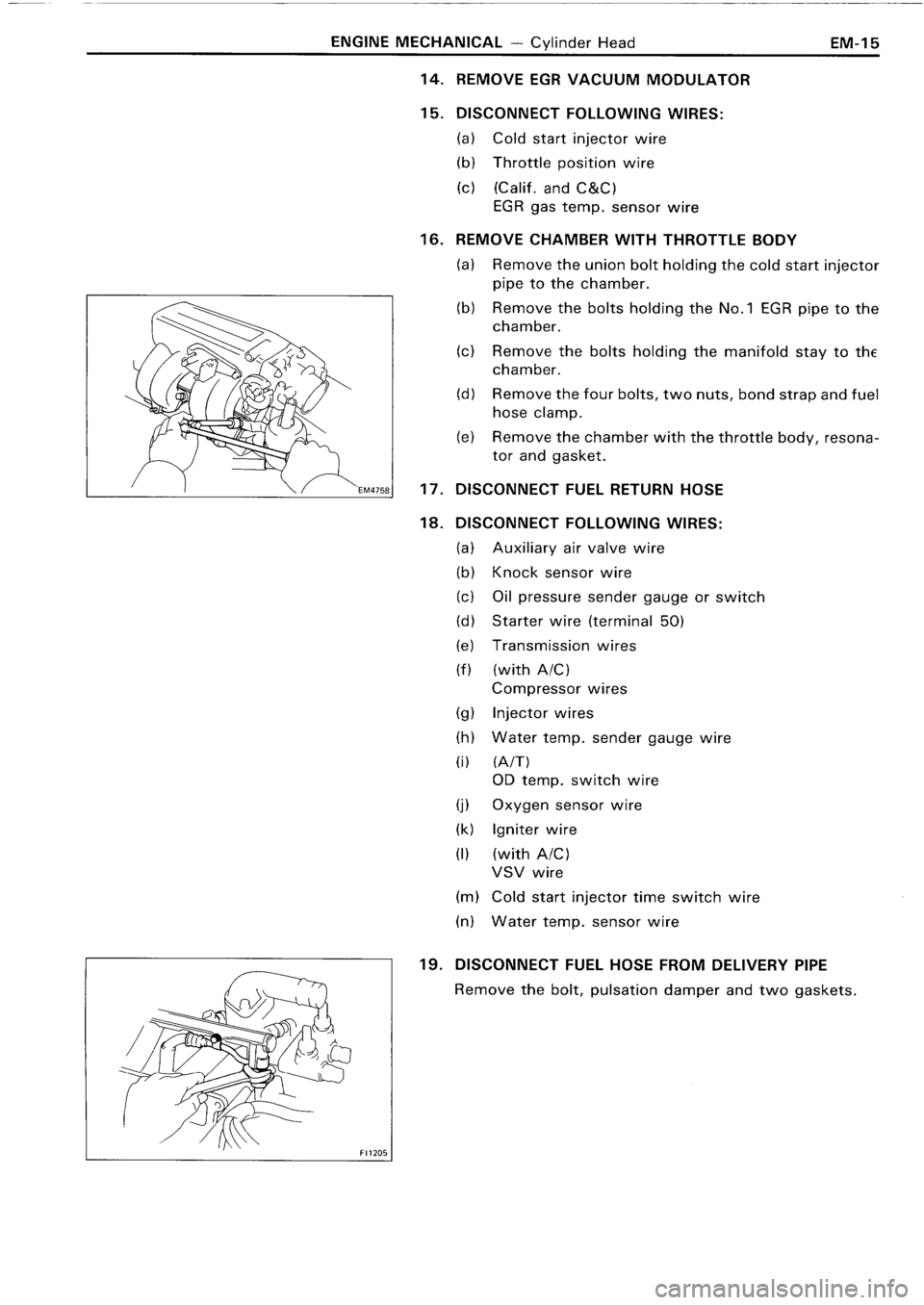 TOYOTA 4RUNNER 1986  Service Repair Manual 