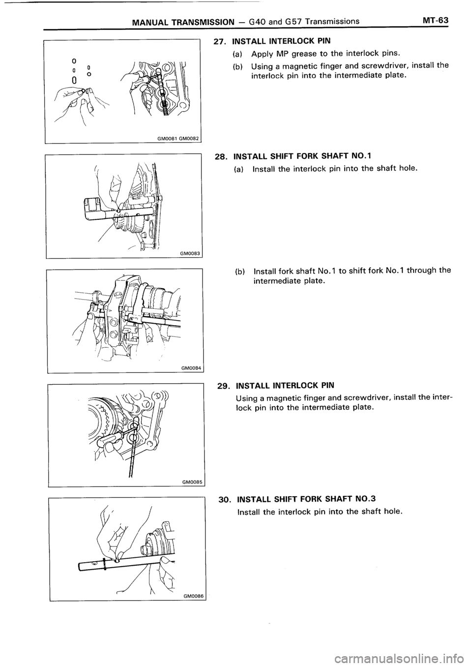 TOYOTA 4RUNNER 1986  Service Repair Manual 