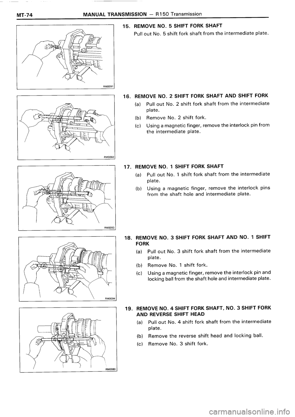 TOYOTA 4RUNNER 1986  Service Repair Manual 
