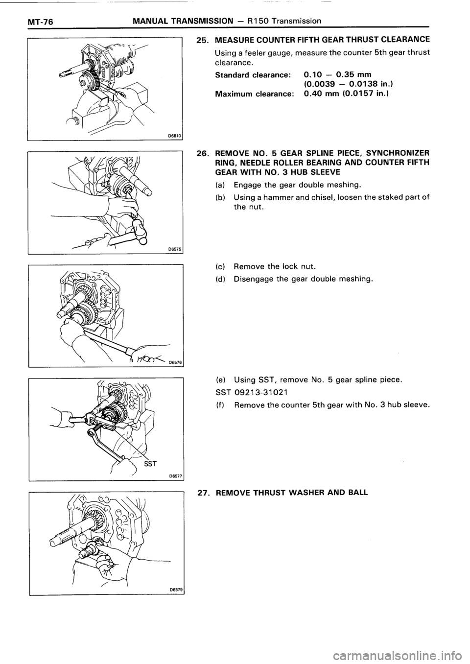 TOYOTA 4RUNNER 1986  Service Repair Manual 