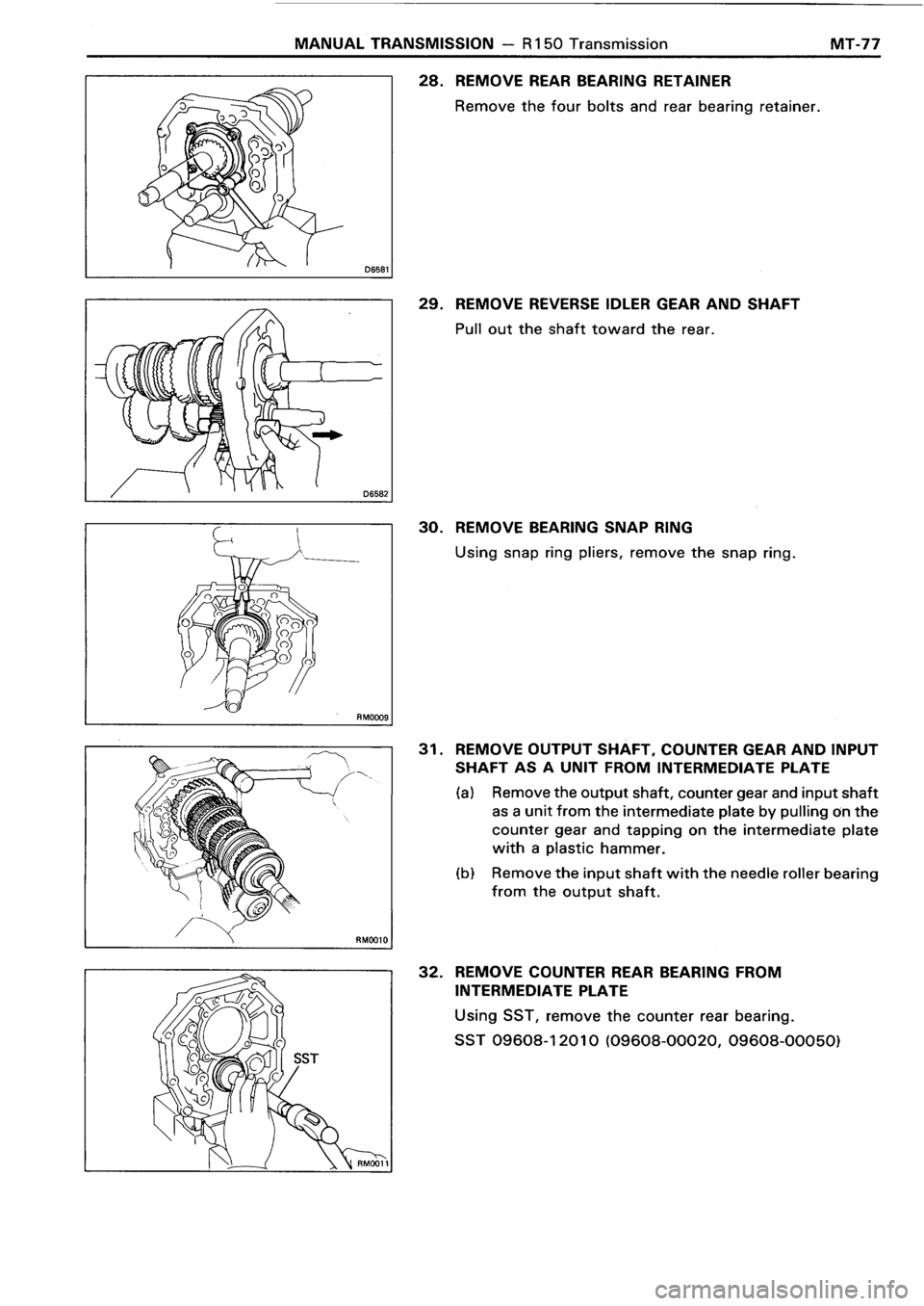 TOYOTA 4RUNNER 1986  Service Repair Manual 