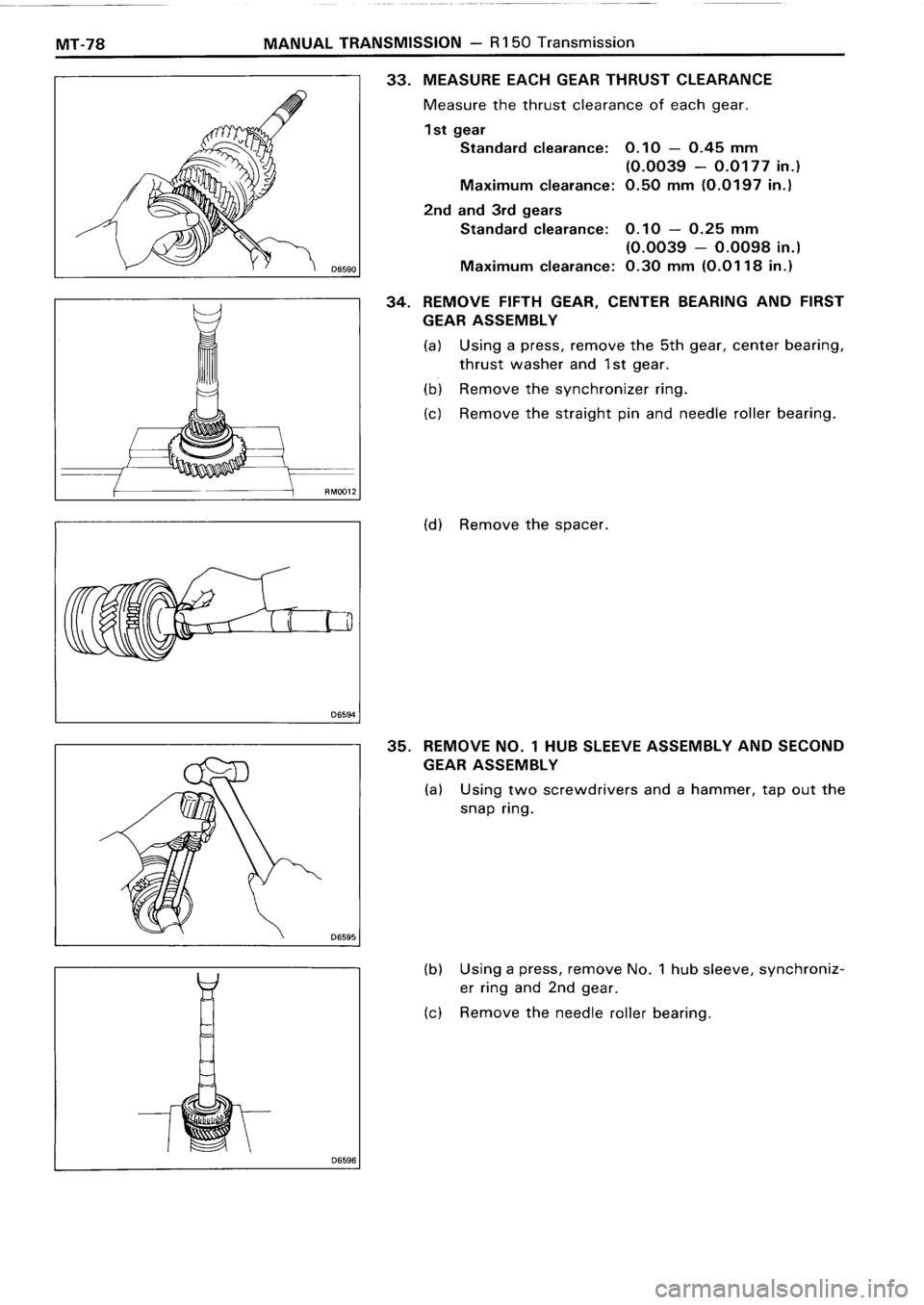 TOYOTA 4RUNNER 1986  Service Repair Manual 