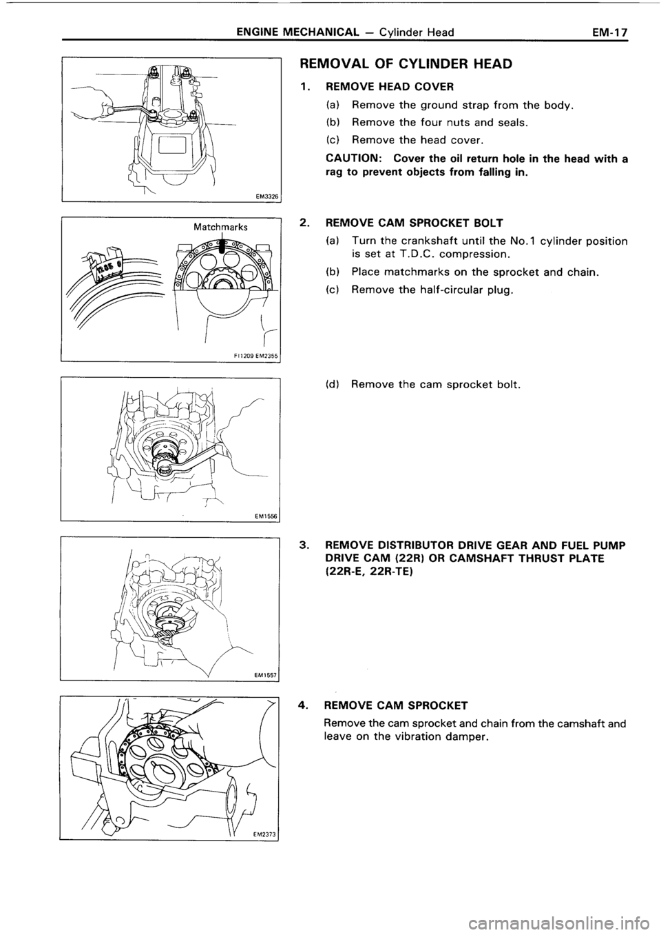 TOYOTA 4RUNNER 1986  Service Repair Manual 